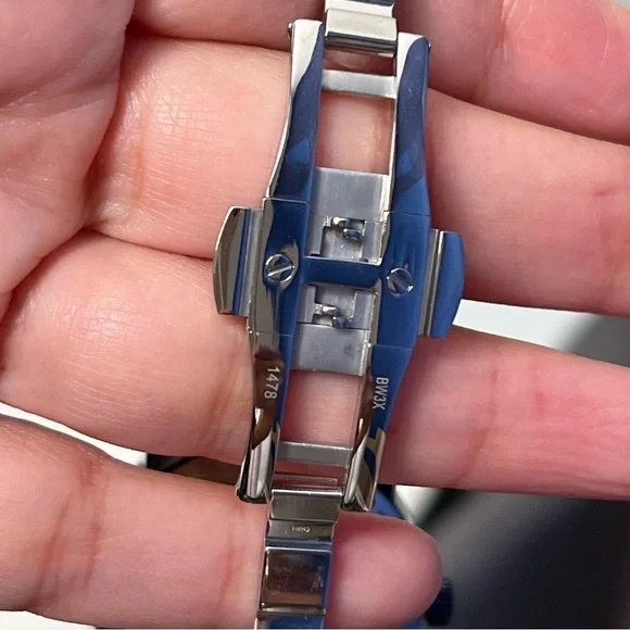 Movado Bold Evolution Quartz Blue Dial Ladies Watch 36mm Monochrome - Picture 8 of 11